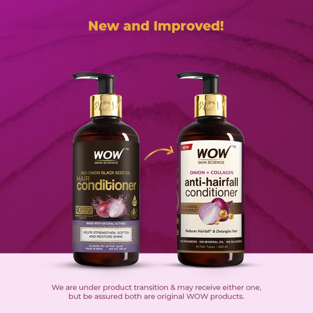 Wow Skin Science Red Onion Black Seed Oil Hair Conditioner  Grab2Buy Wow Skin Science Grab2Buy
