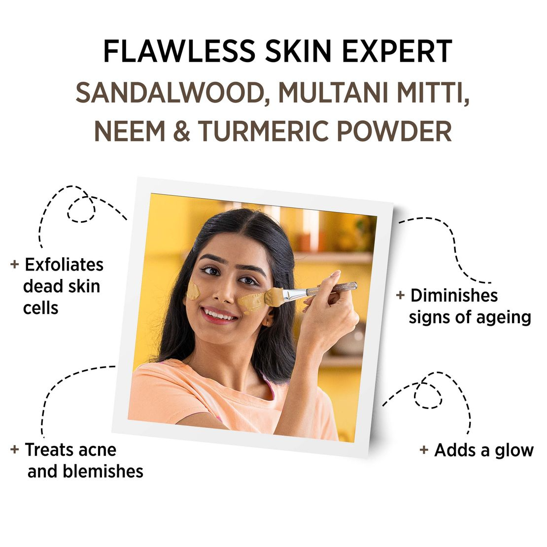 Alps Goodness Sandalwood,Multani Mitti,Neem & Turmeric Powder - Distacart