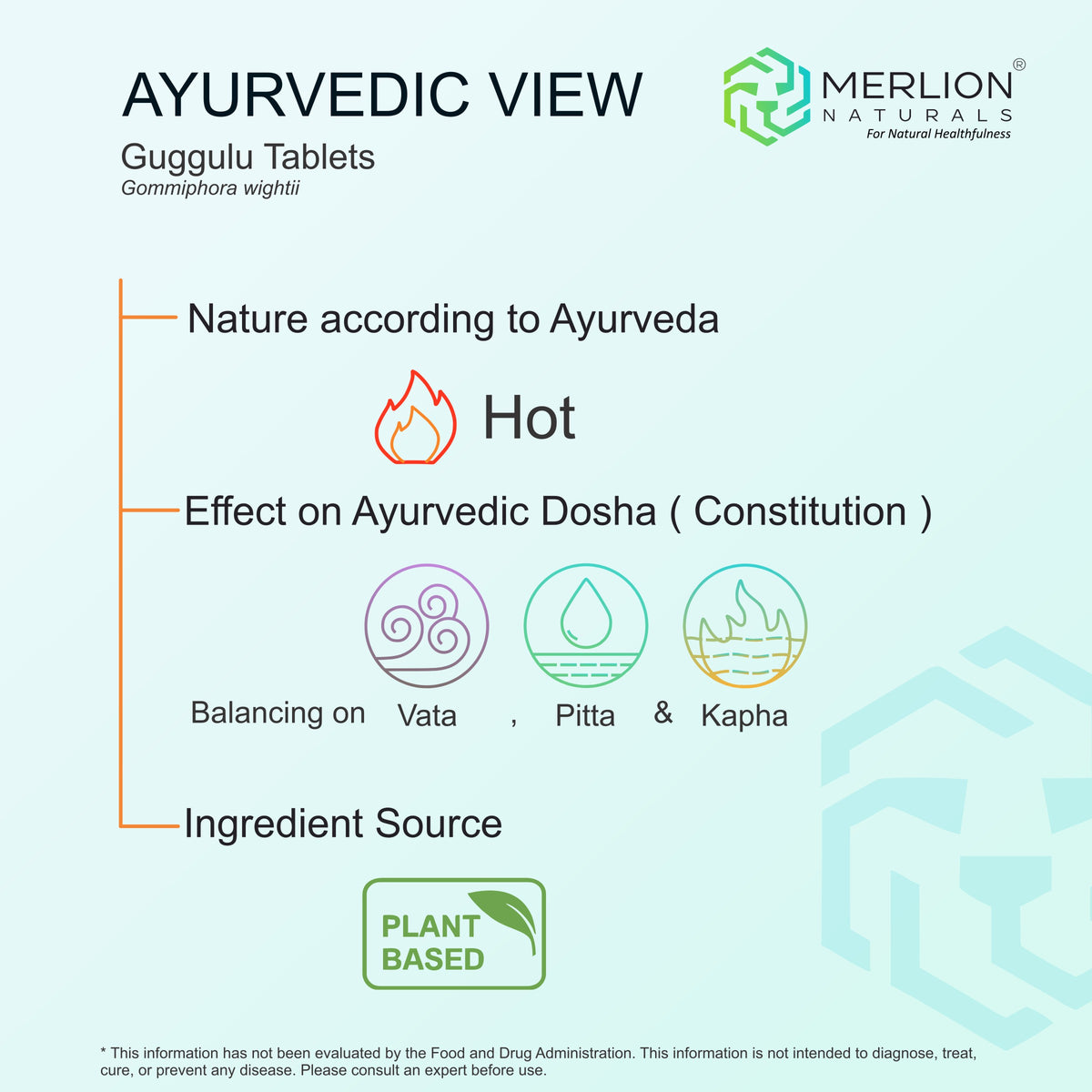 Merlion Naturals Guggulu 500mg Tablets 