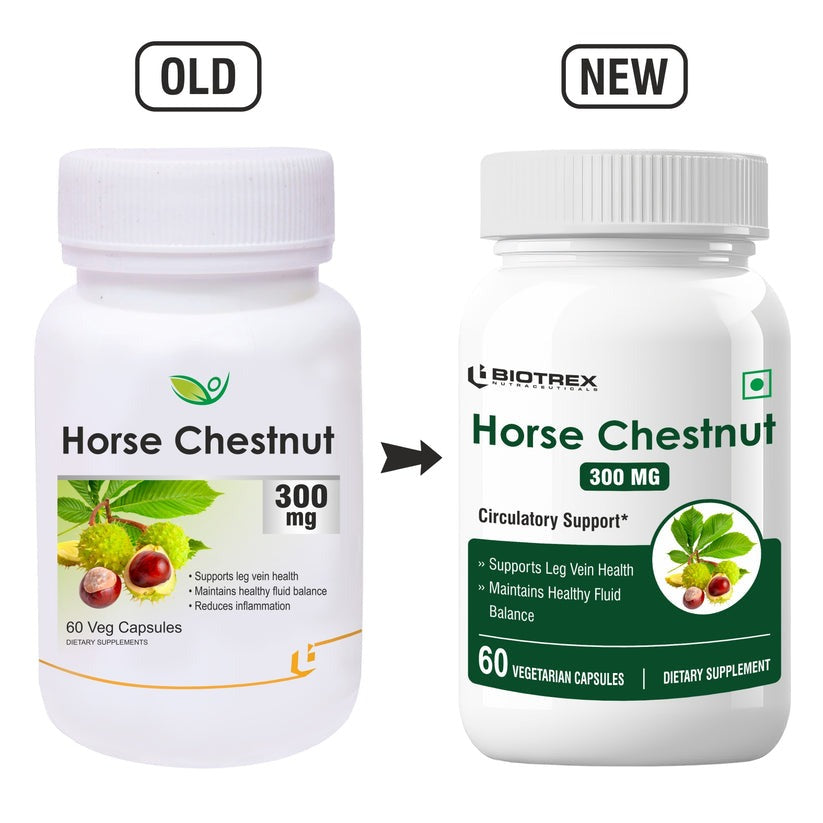 Biotrex Horse Chestnut 300Mg Veg Capsules 