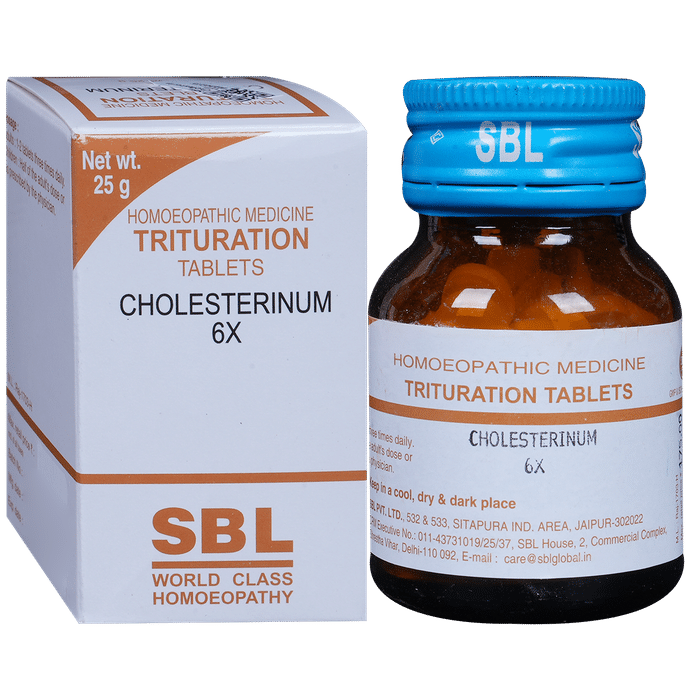 SBL Homeopathy Cholesterinum Trituration Tablet 