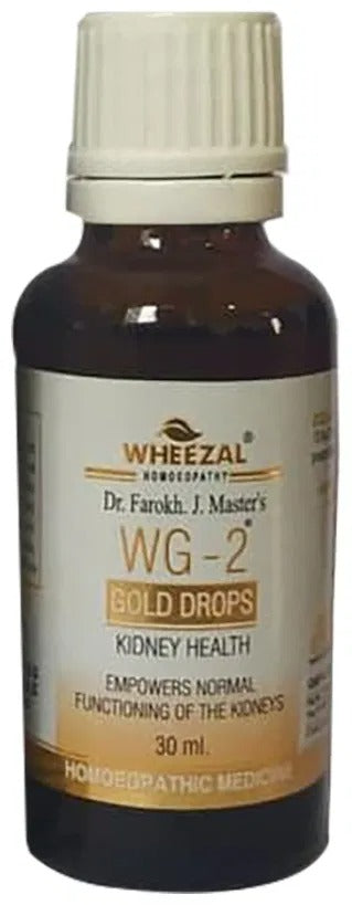 Wheezal Homeopathy WG-2 Gold Drops 