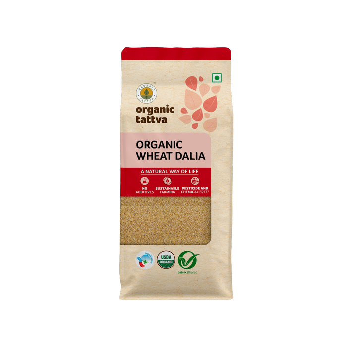 Organic Tattva Wheat Dalia - Grab2buy