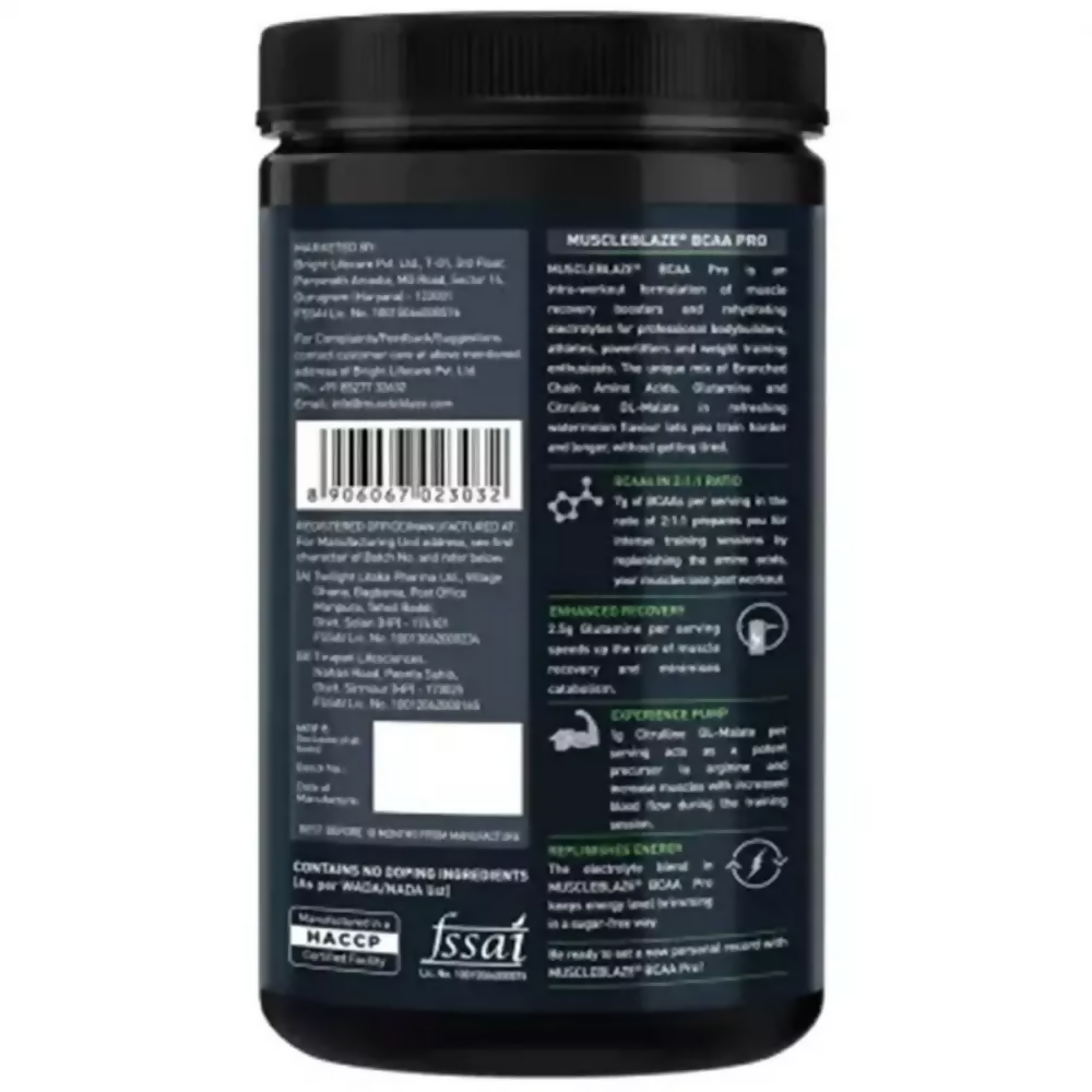 MuscleBlaze BCAA Pro Orange 