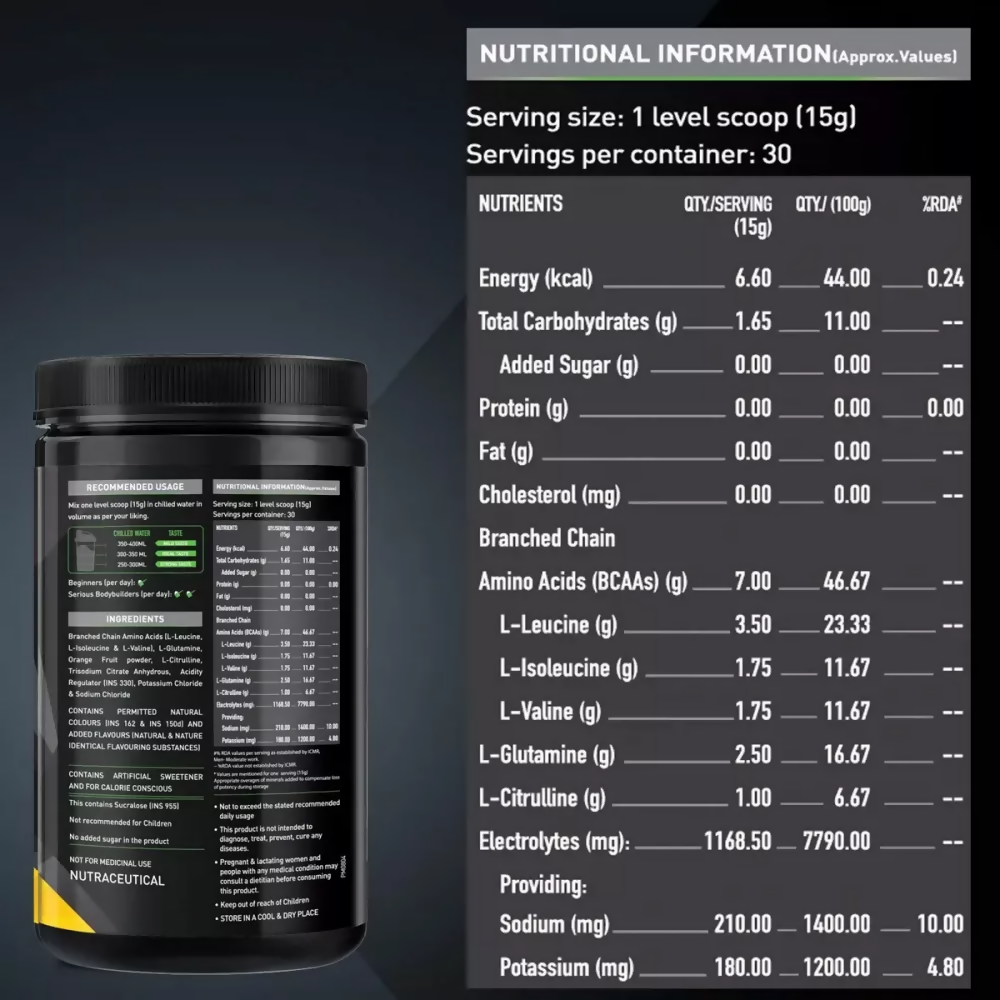 MuscleBlaze BCAA Pro Watermelon 