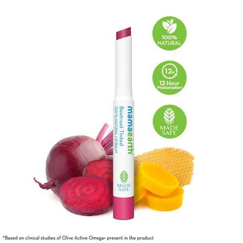 Mamaearth Beetroot Tinted 100% Natural Lip Balm-Natural Pink - Grab2buy