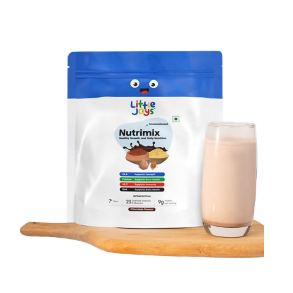 Little Joys Nutrimix Nutrition Powder (7-12 Yr) Chocolate Flavour No White Sugar 