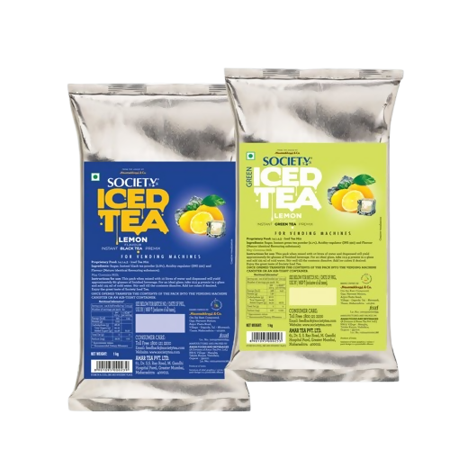 Society Lemon Black Tea&Lemon Green Tea Iced Tea Combo 