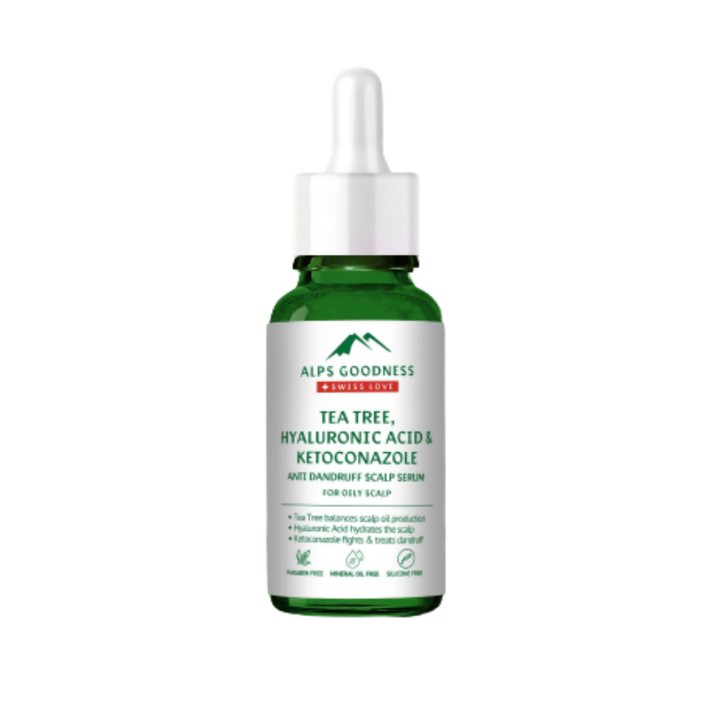 Alps Goodness Tea Tree, Hyaluronic Acid & Ketoconazole Anti Dandruff Scalp Serum - Grab2buy