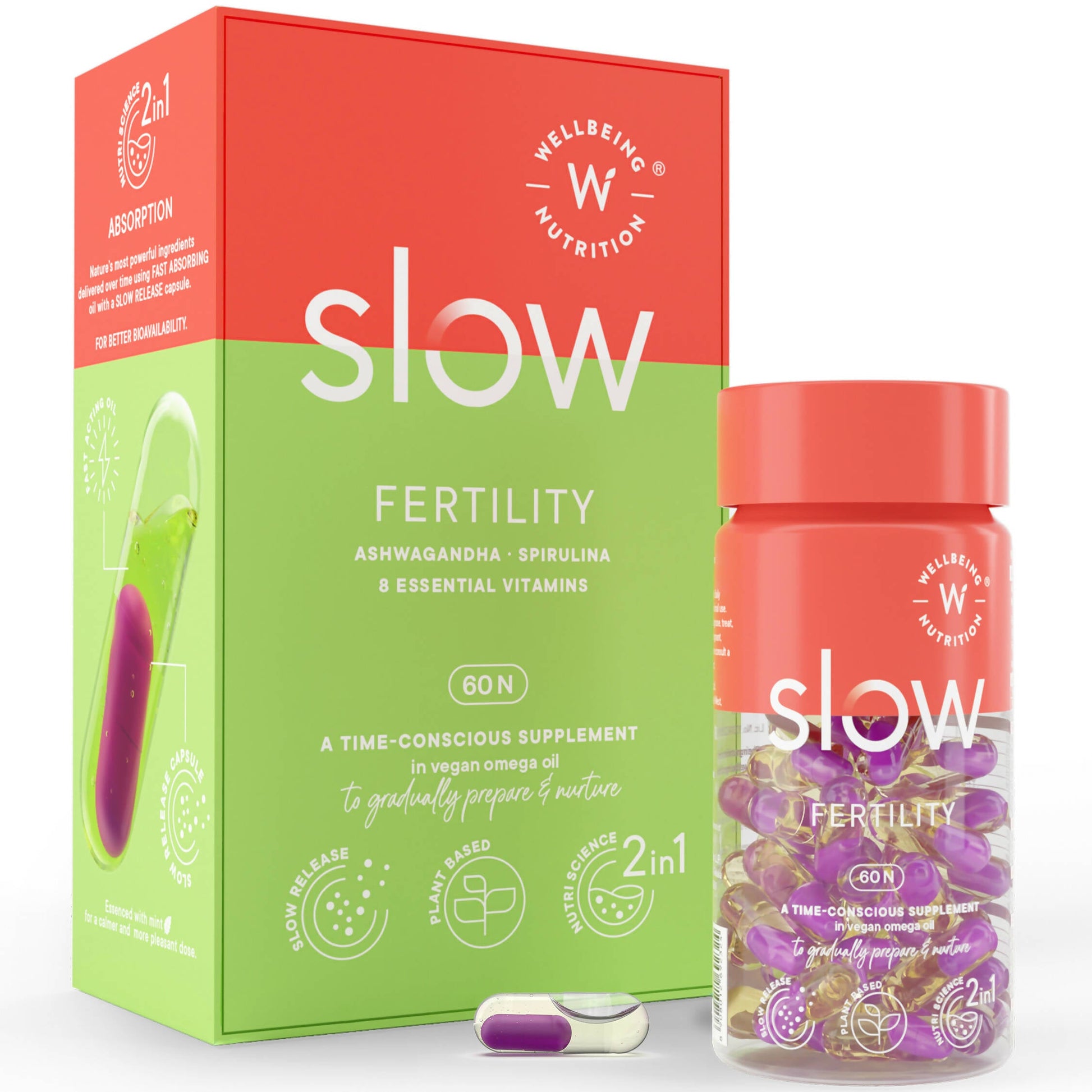 Wellbeing Nutrition Slow | Fertility for Her Capsules - Grab2buy