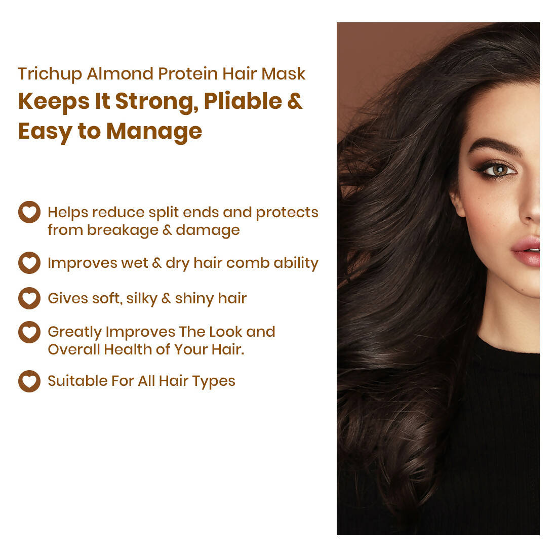 Vasu Healthcare Trichup Almond Protein Hair Mask  Grab2Buy Trichup Grab2Buy