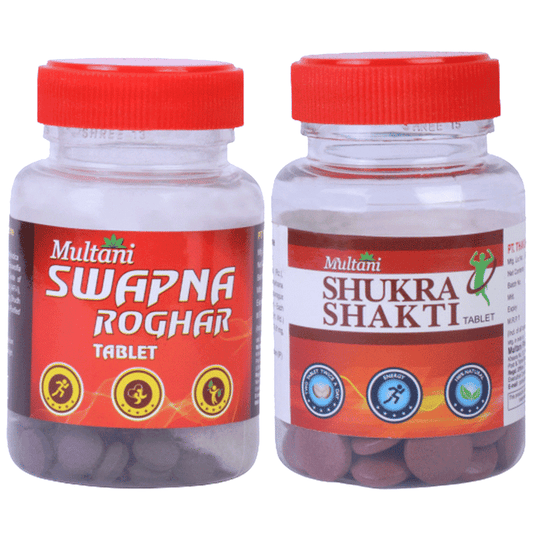 Multani Combo Pack of Swapna Roghar with Shukra Shakti (100 Tablet Each) 