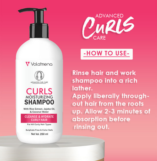 Volamena Curly Hair Moisturizing Shampoo  Grab2Buy Volamena Grab2Buy