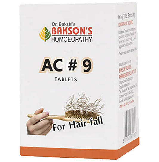 Bakson's Homeopathy AC#9 Tablets - Grab2buy