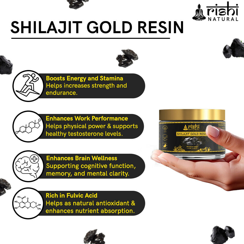 Rishi Natural Himalayan SJ Gold Resin 