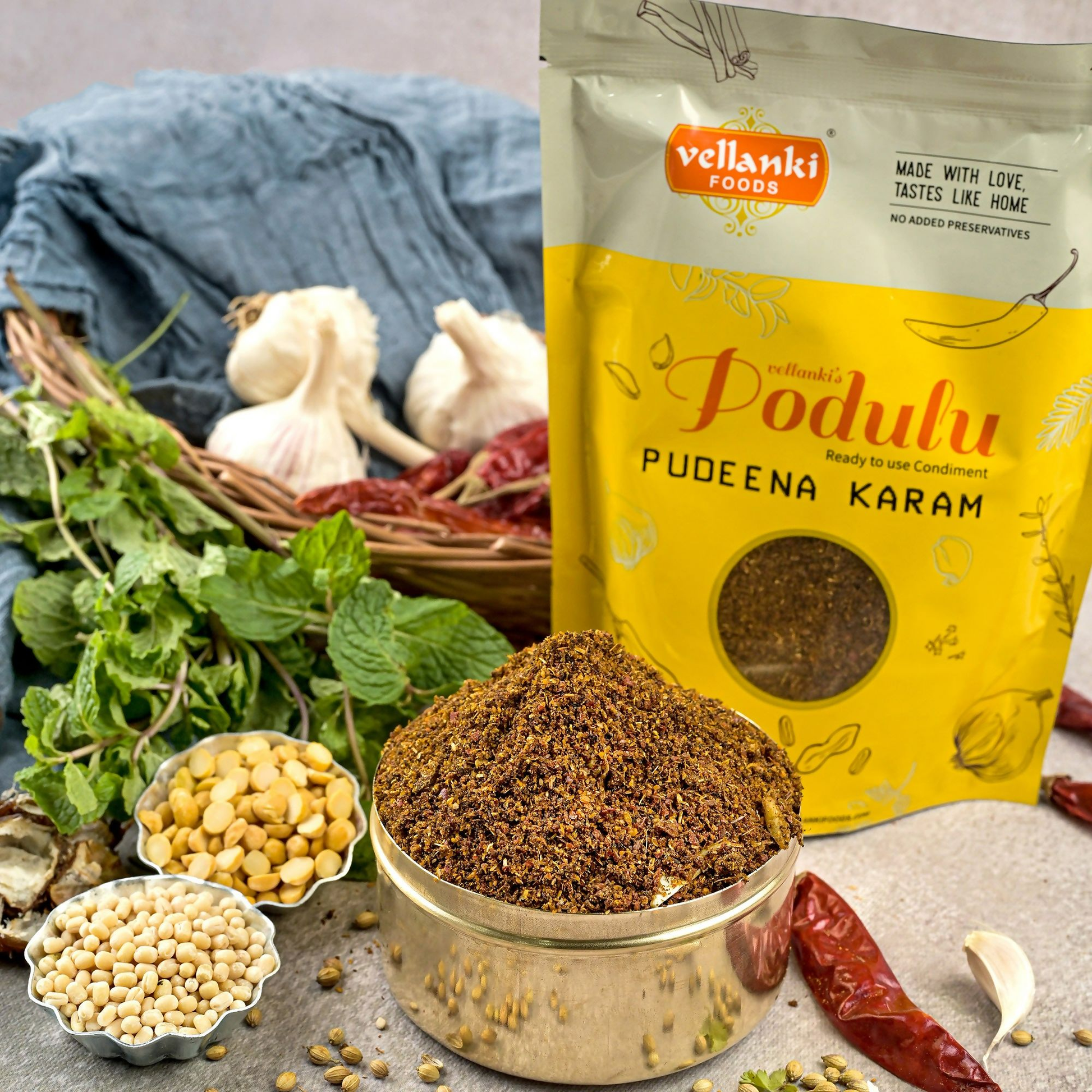 Vellanki Foods Pudina Karam - Grab2buy