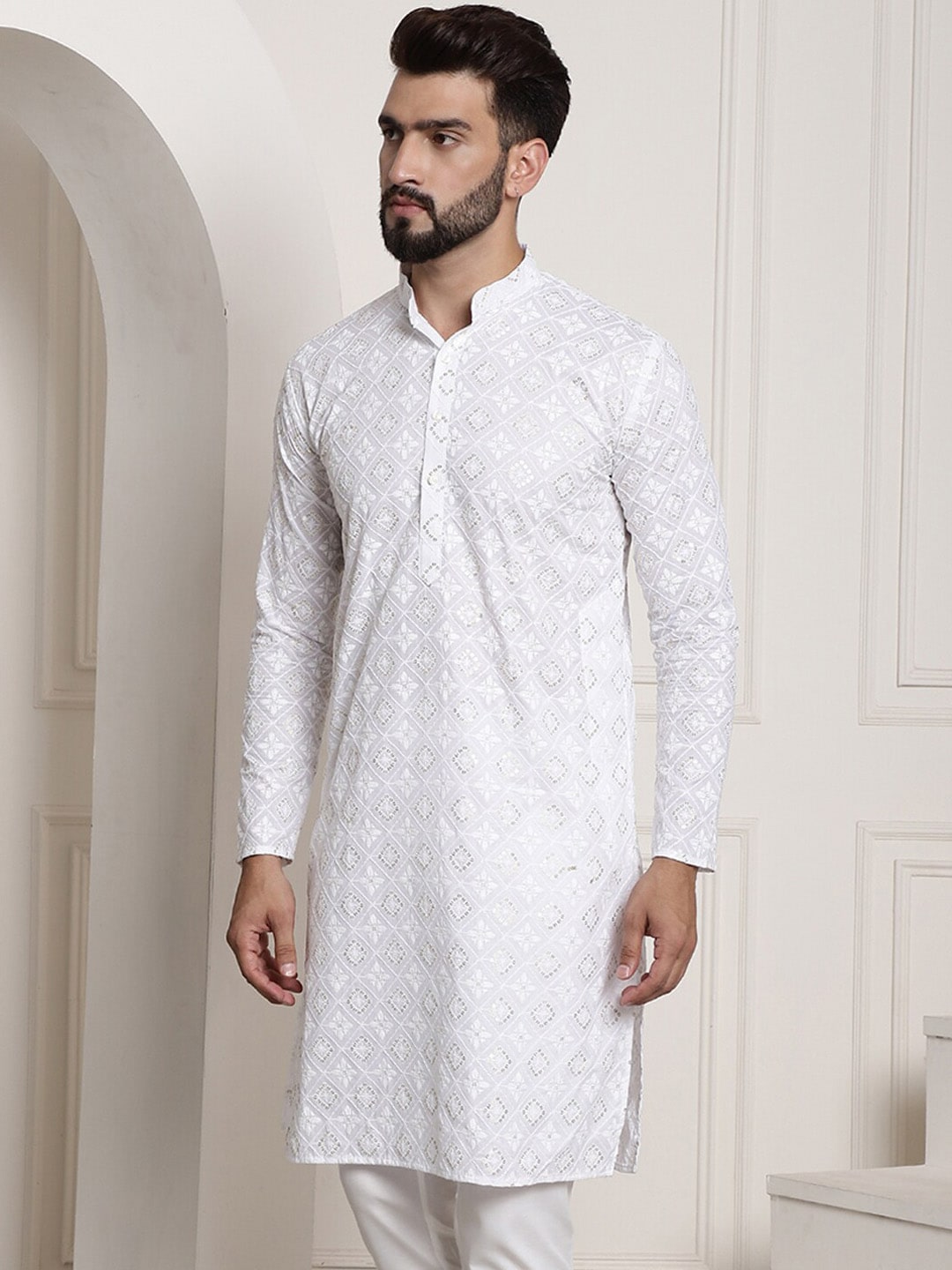 Sojanya Printed Chikankari Kurta 