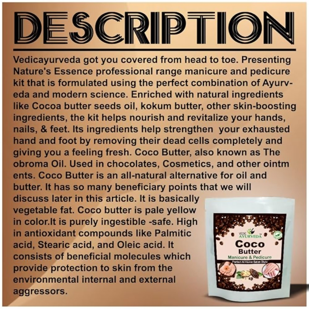 VedicAyurveda Coco Butter Manicure & Pedicure kit  Grab2Buy VedicAyurveda Grab2Buy