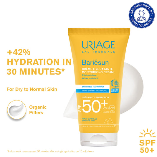 Uriage Bariesun Moisturizing Sunscreen SPF50+ Prevents Sun Damage & Skin Aging Dermat Recommended  Grab2Buy Uriage Grab2Buy