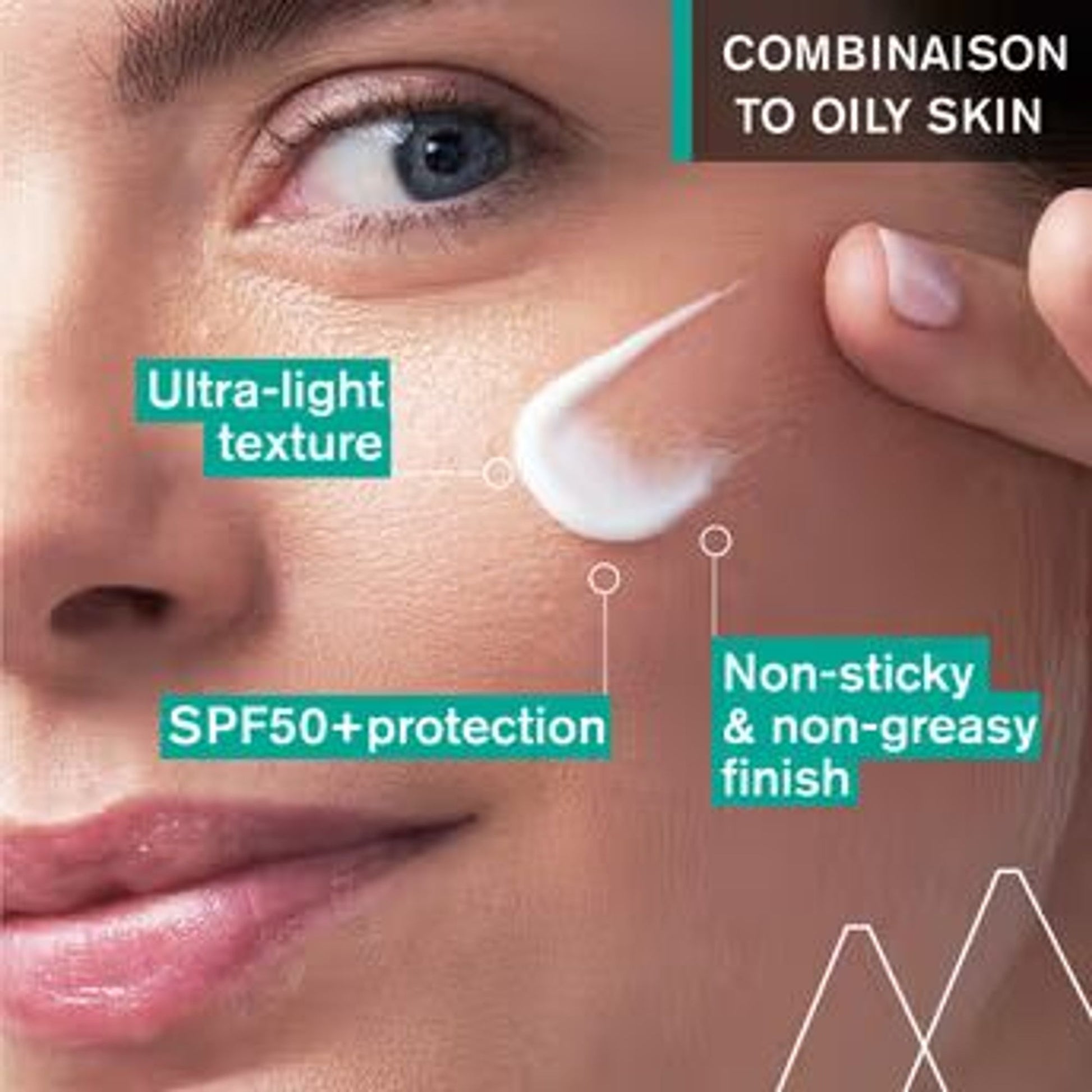 Uriage Hyseac Mattifying Fluid SPF50+ Light & Matt Texture Combination Oily Skin Dermat Recommended  Grab2Buy Uriage Grab2Buy