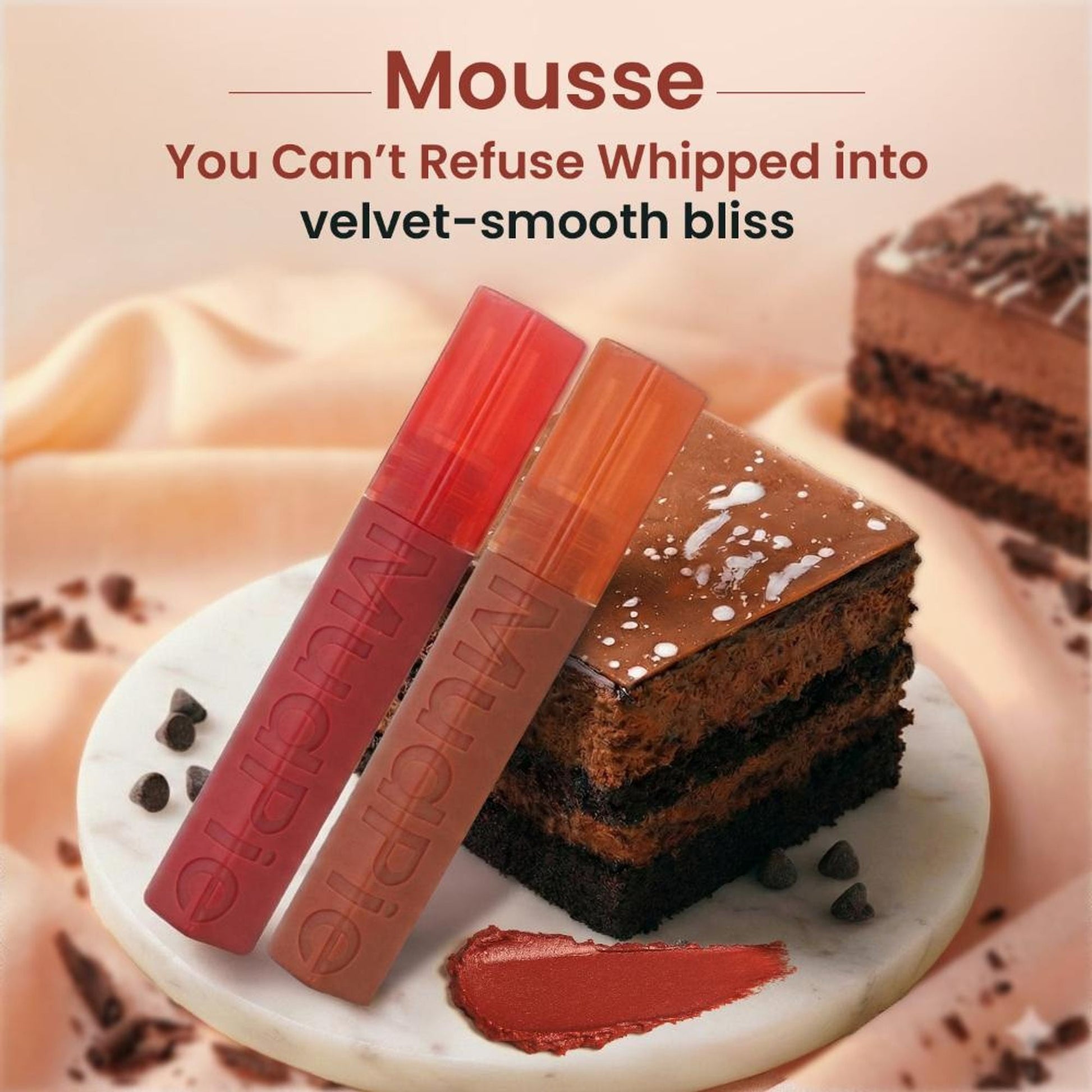 Swiss Beauty MudPie Lipstick With Velvet Matte Finish - 10 Yum Pink