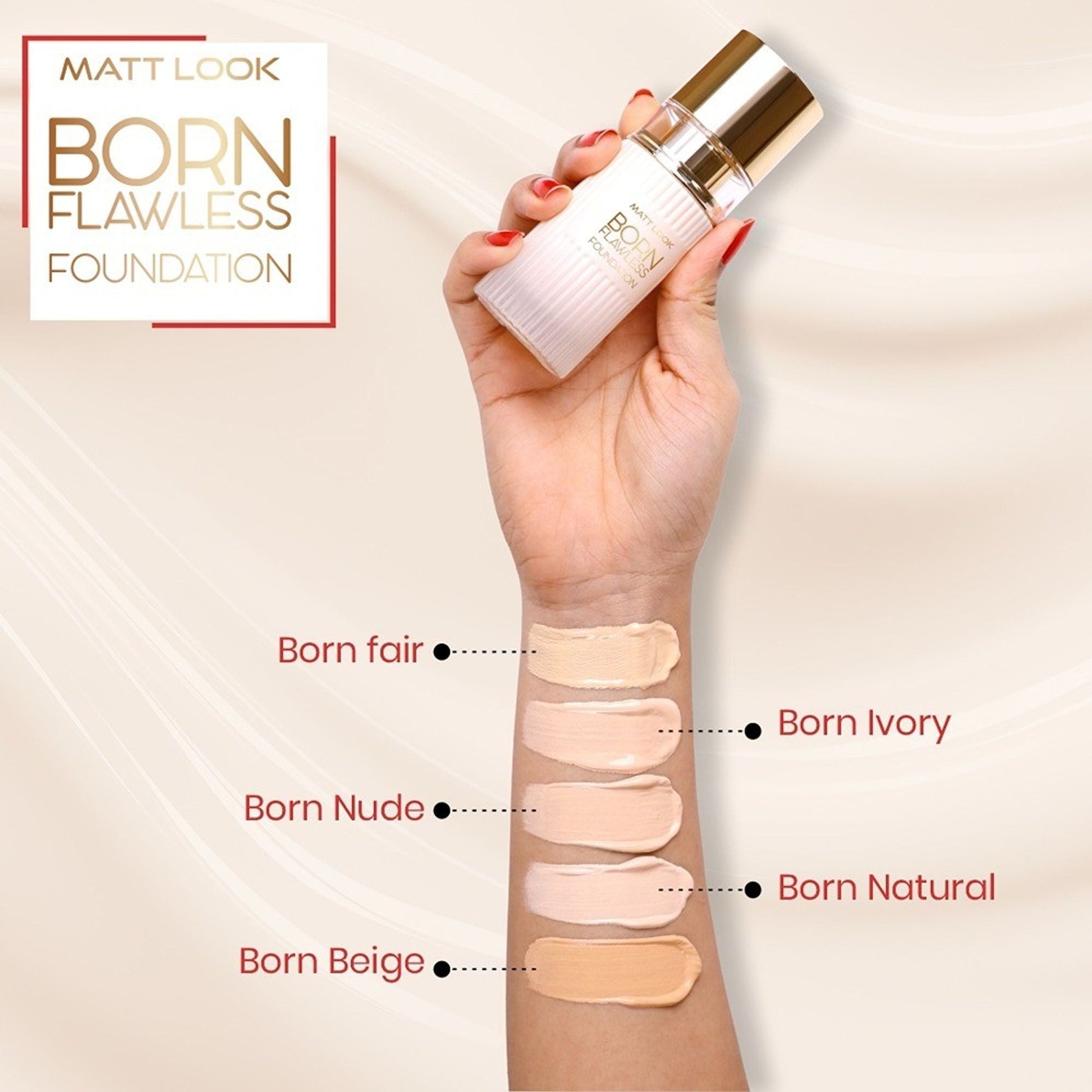 Matt Look Born Flawless Weightless Foundation - Born Fair 