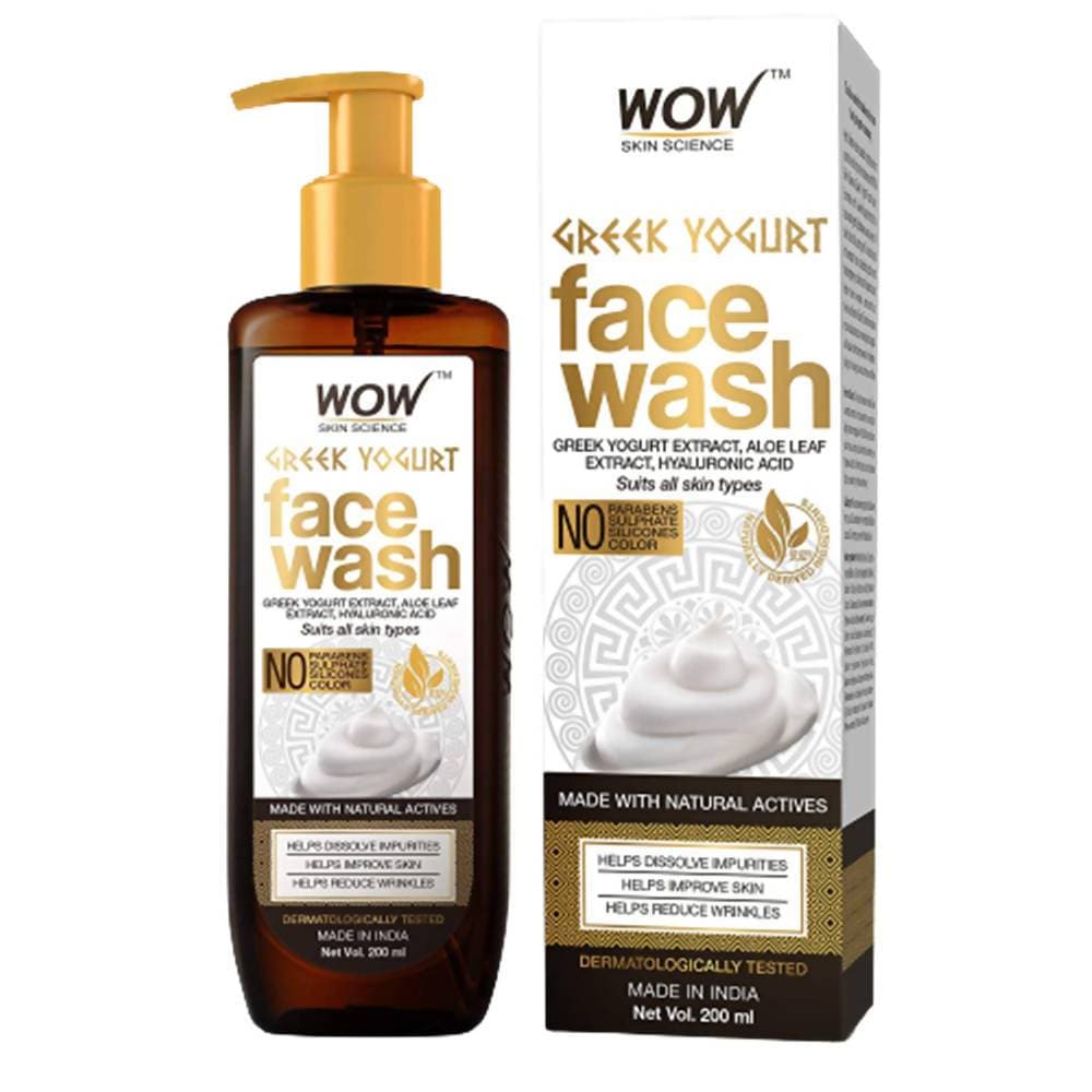 Wow Skin Science Greek Yoghurt Face Wash  Grab2Buy Wow Skin Science Grab2Buy