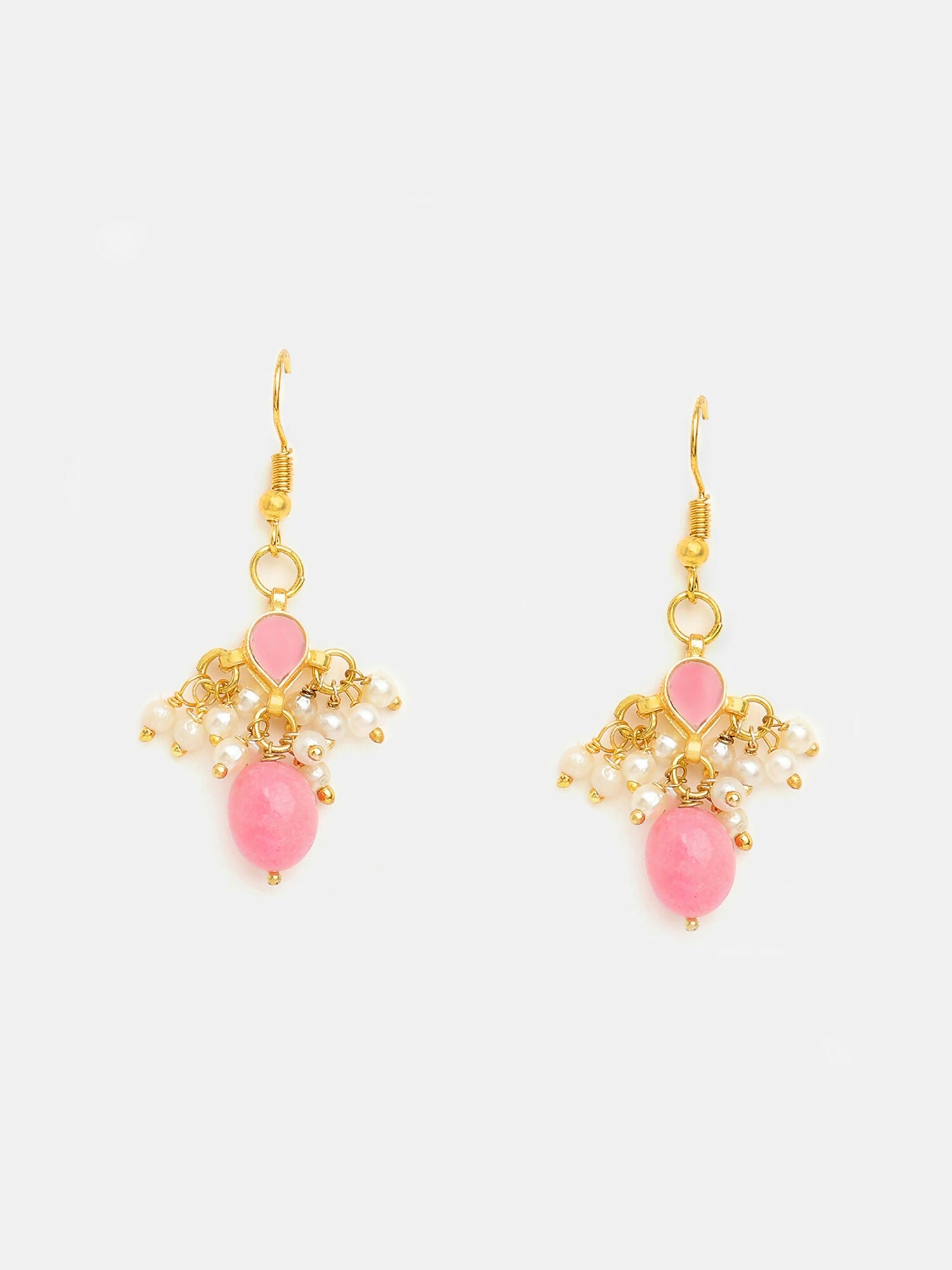 Ruby Raang Mannat Maang Tikka With Pair Of Earrings