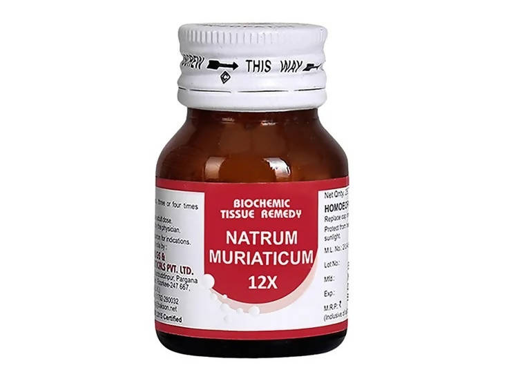 Bakson's Homeopathy Natrum Muriaticum Biochemic Tablets 