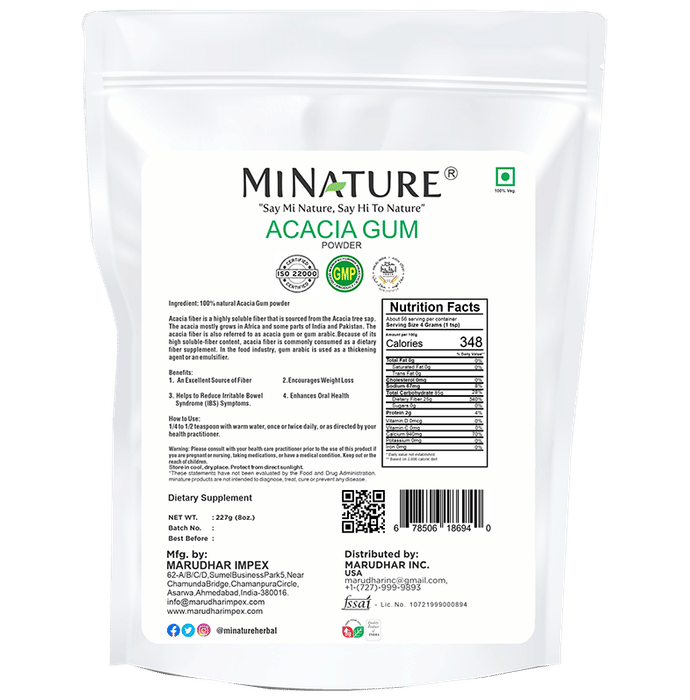 Minature Acacia Gum Powder 