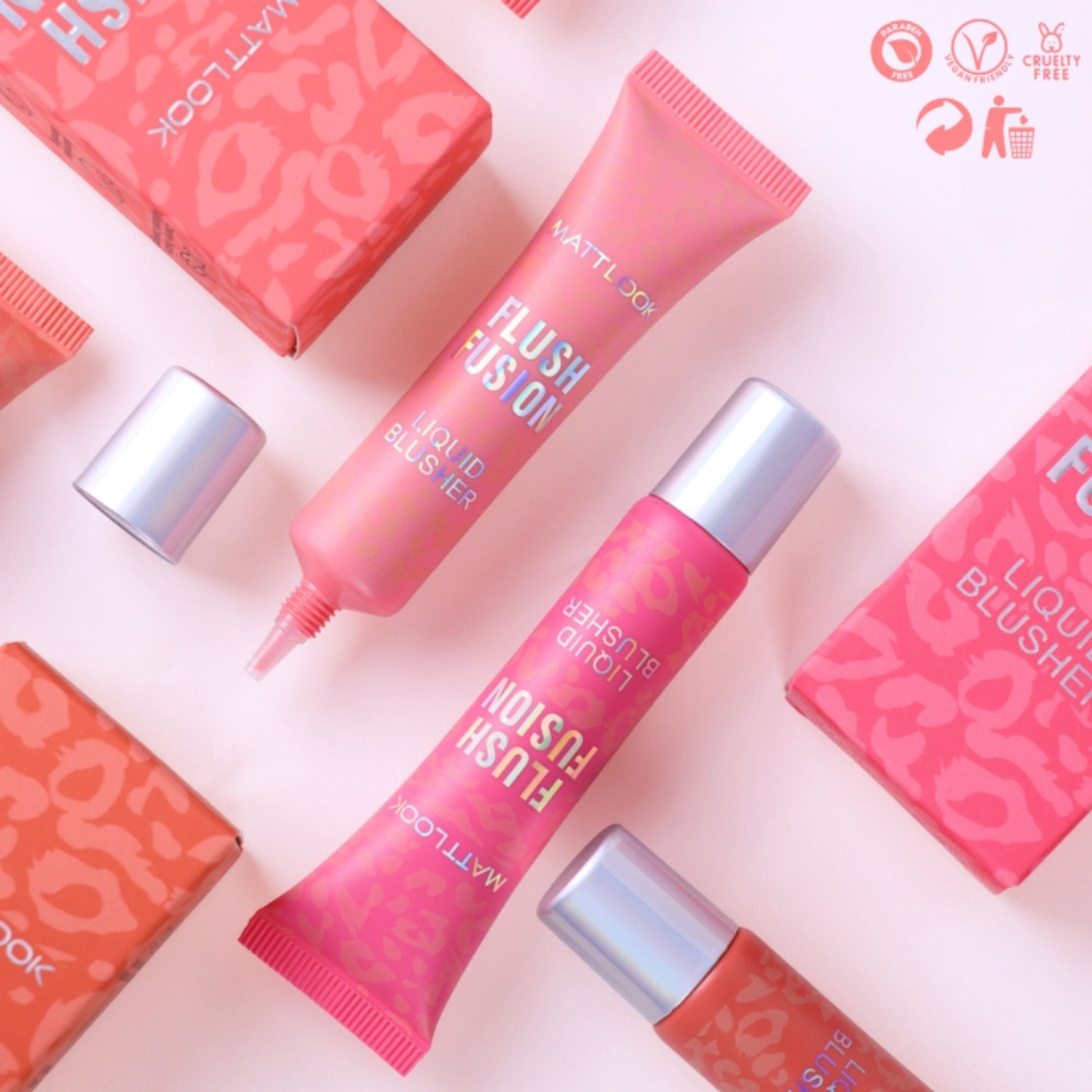 Matt Look Flush Fusion Liquid Blusher - Peachy Keen-03 