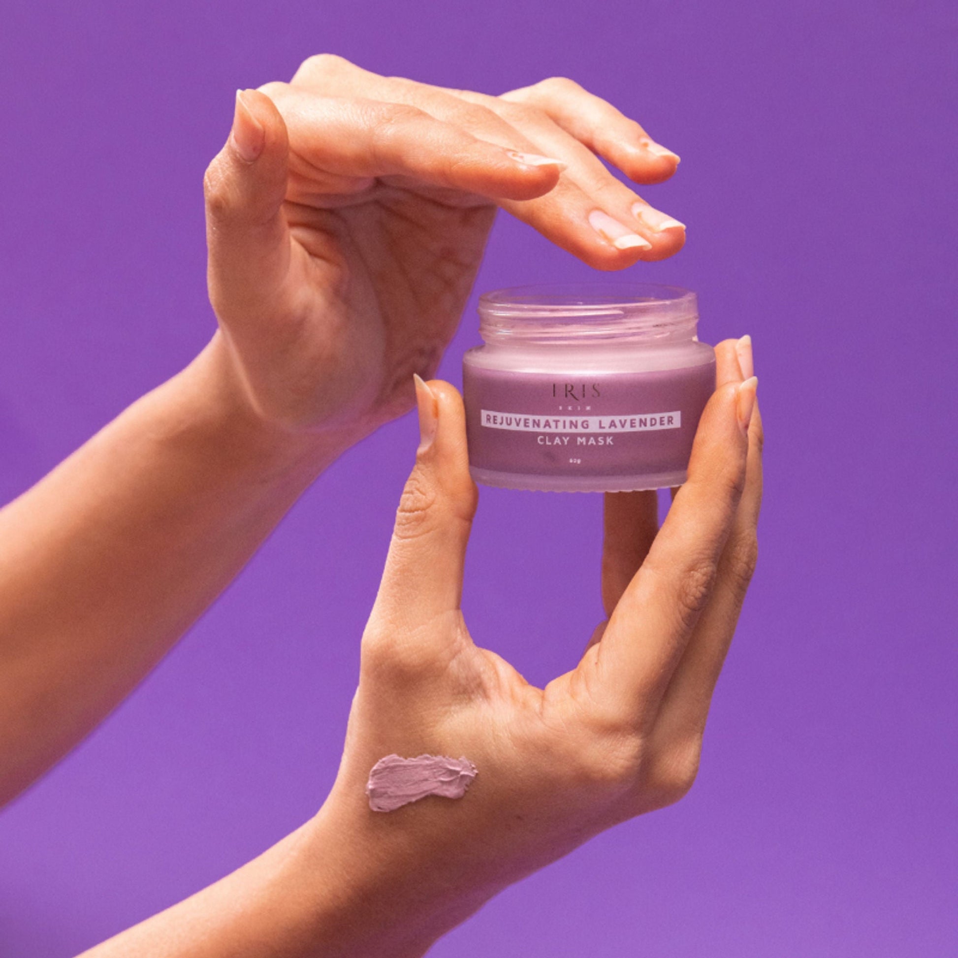 IRIS COSMETICS Skin Rejuvenating Lavender Clay Mask