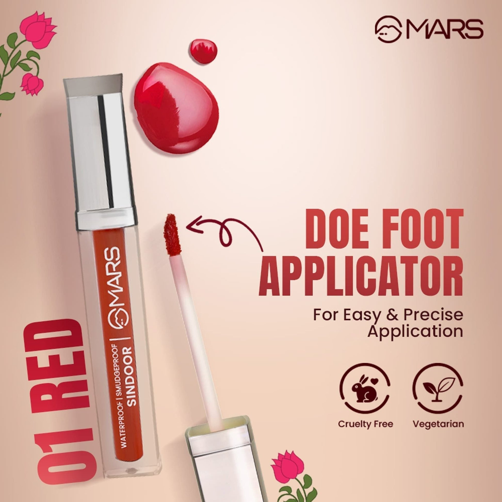 MARS Cosmetics Riwaj Liquid Sindoor - Red 