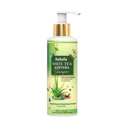 Indalo White Tea Aloe Vera Shampoo For Oily Hair