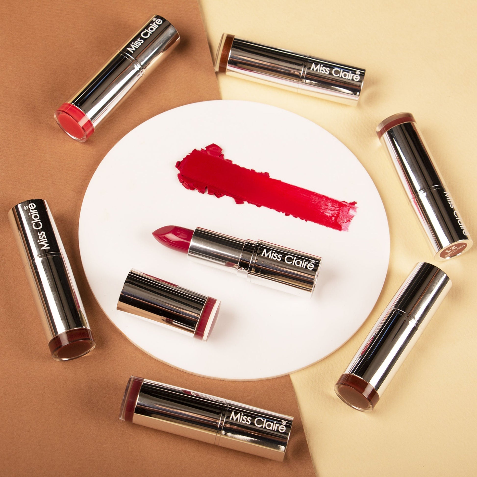 Miss Claire Color Rich Lipstick - 14 | Swadesiicart
