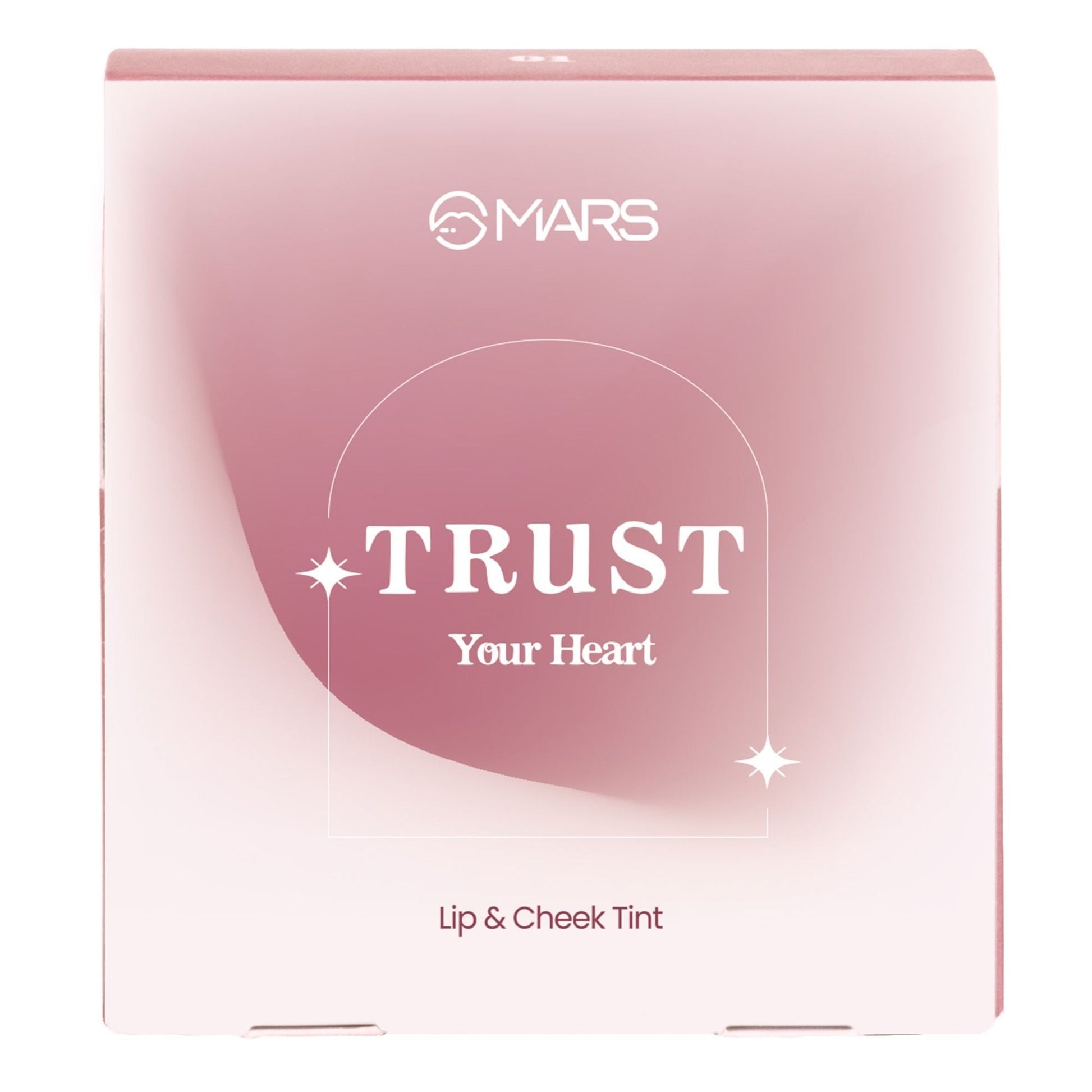 MARS Cosmetics Lip & Cheek Tint for Bold Pop Color - 01-Dusty Rose 