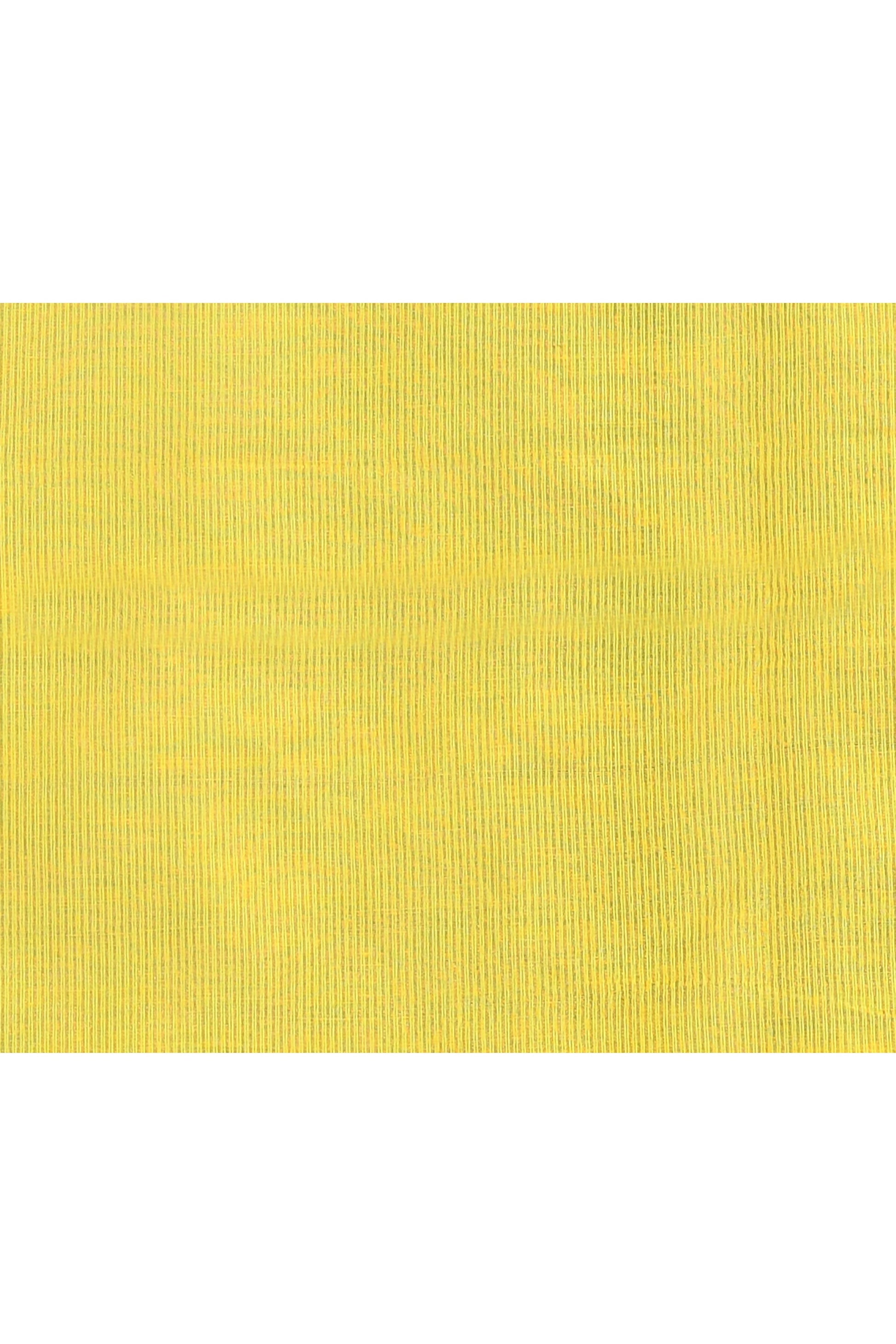 Piyari Fashion Women's Yellow Embellished Cotton Blend Zari Check Handloom Saree