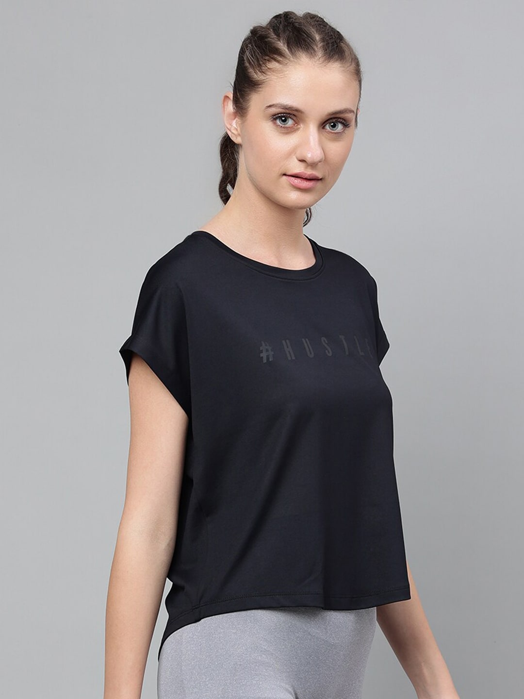 MKH Typography Printed Extended Sleeves Dri-FIT Relaxed Fit T-shirt 