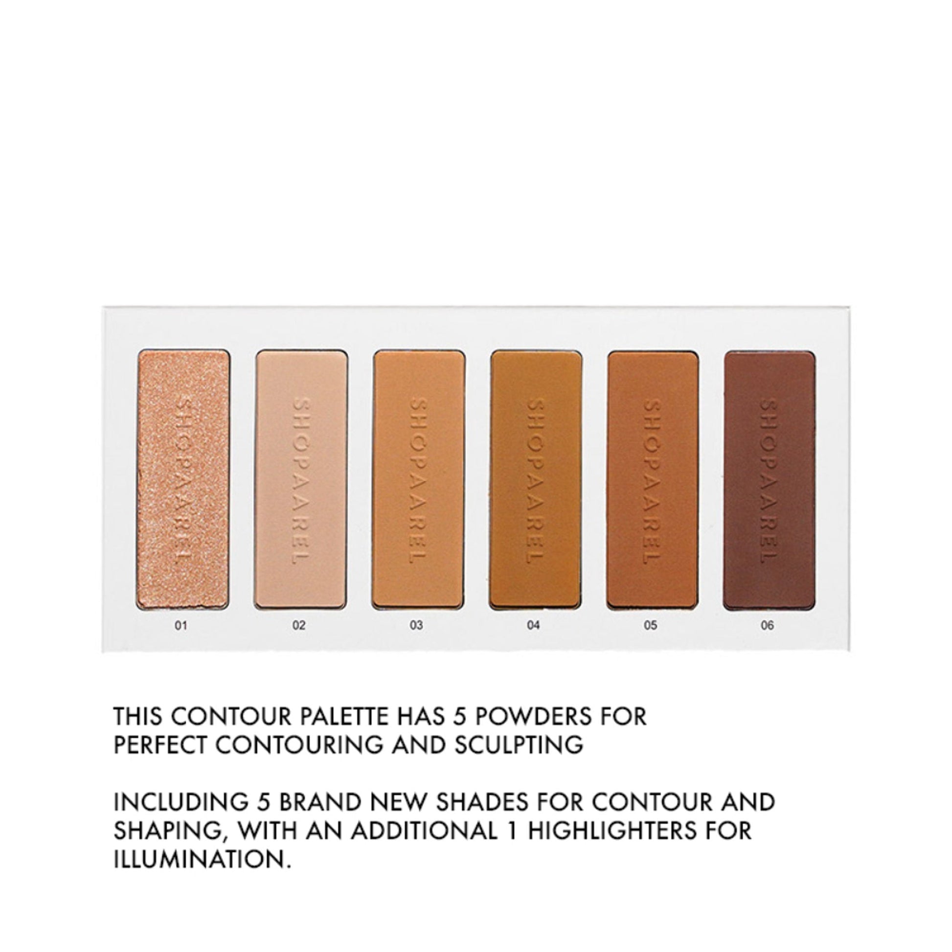 Shopaarel 2 in 1 Contour Palette