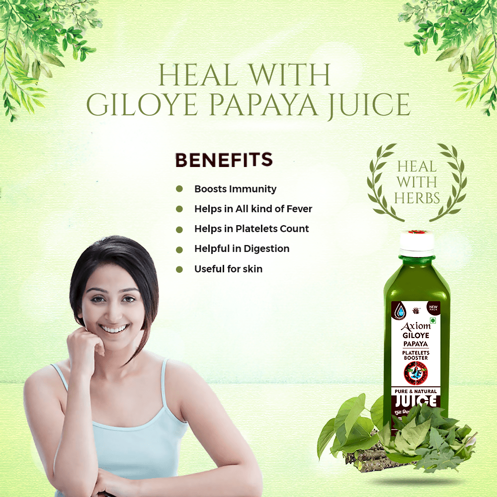 Axiom Ayurveda Giloye Papaya Juice 