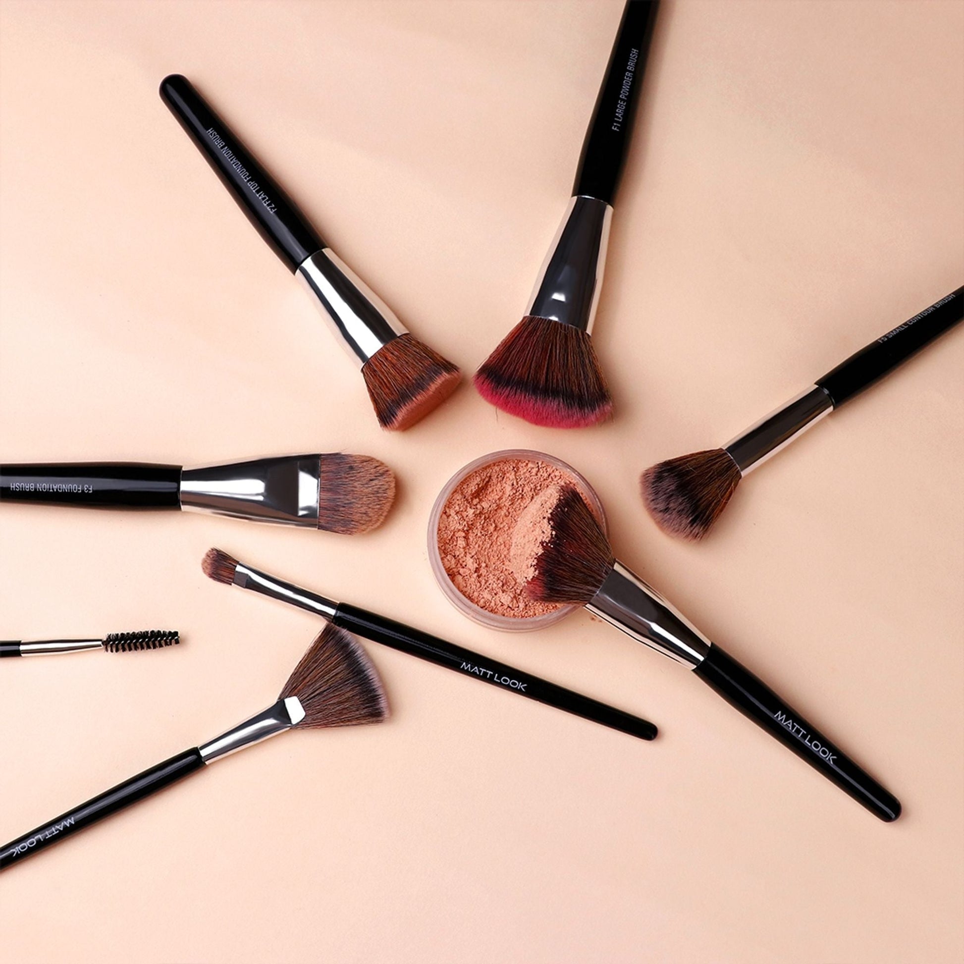 Matt Look Brush Chemistry Master Pro Artistry - Set of 12 