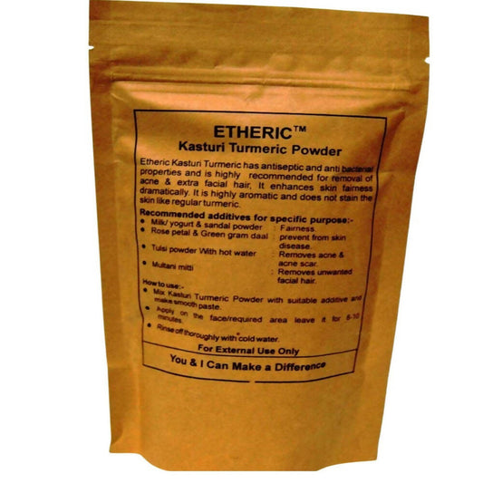 Etheric Wild Kasturi Turmeric Powder for Skin Care & Whitening - Grab2buy