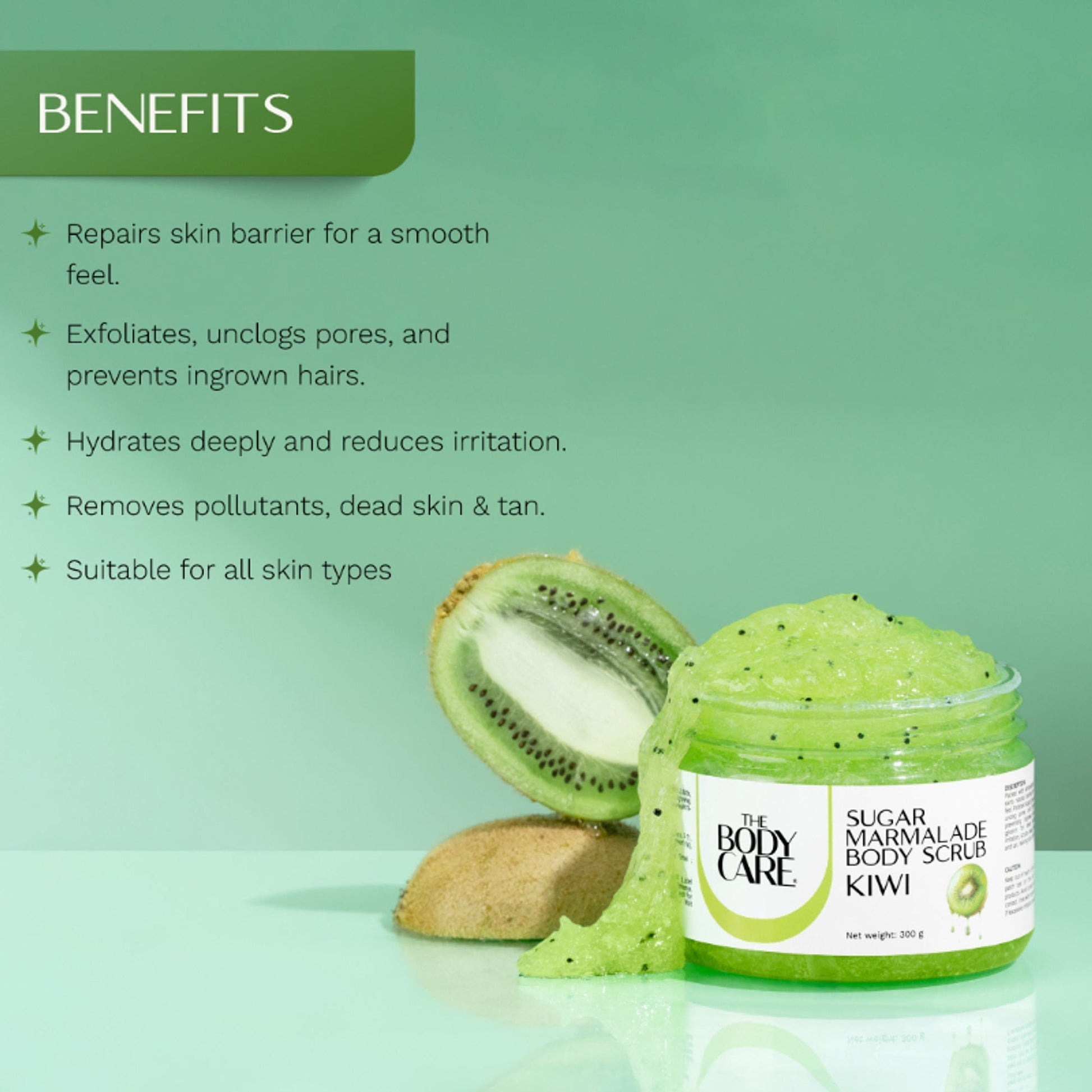 The Body Care Kiwi Marmalade Sugar Body Scrub  Grab2Buy The Body Care Grab2Buy