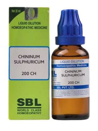 SBL Homeopathy Chininum Sulphuricum Dilution 