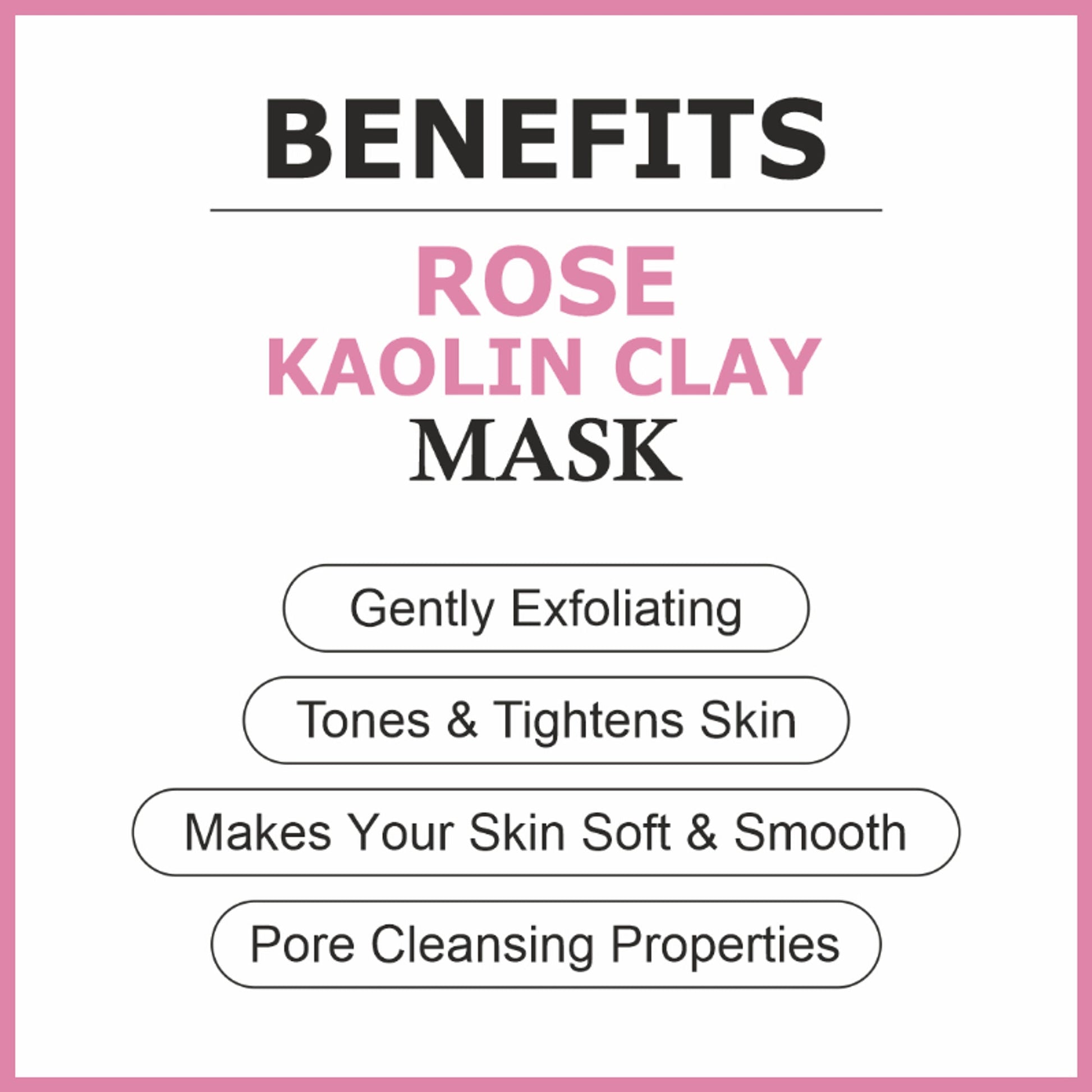 She Essentials Rose Kaolin Clay For Gentle Cleansing