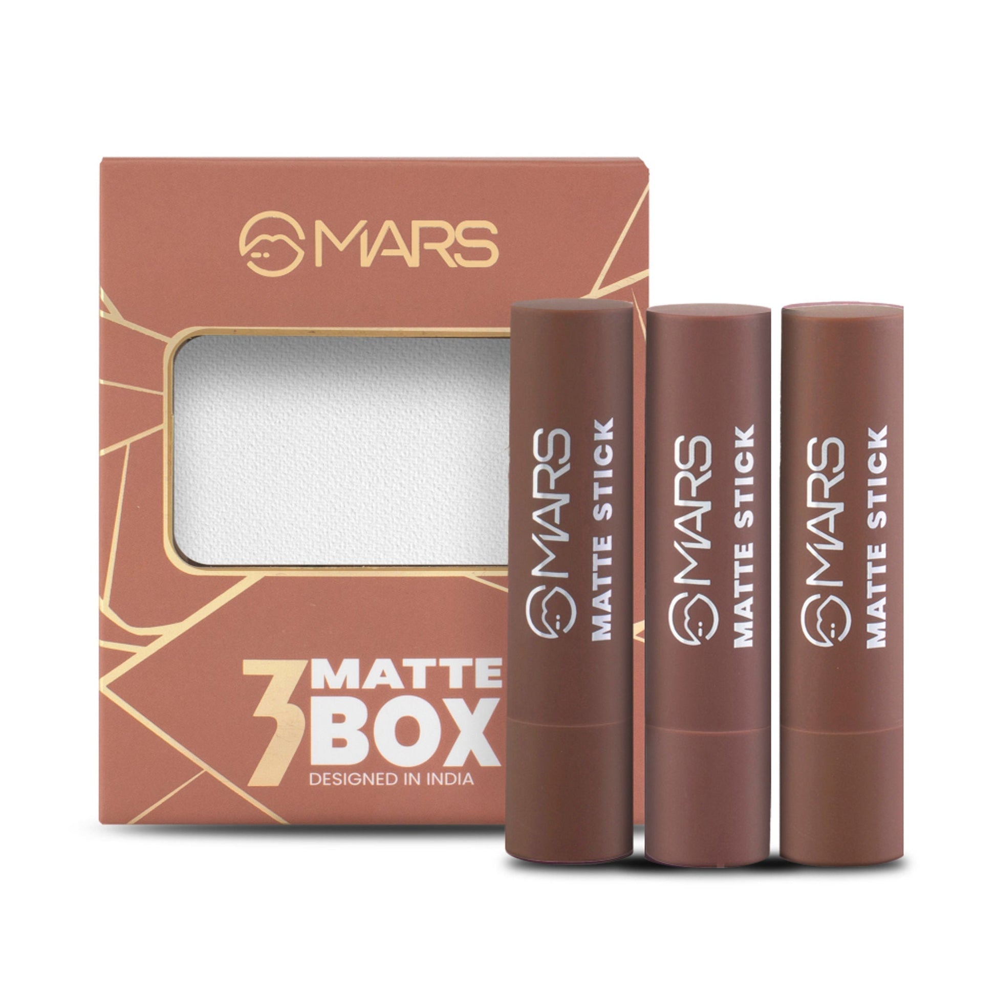 MARS Cosmetics Matte Lipsticks Box - 04 Browns 