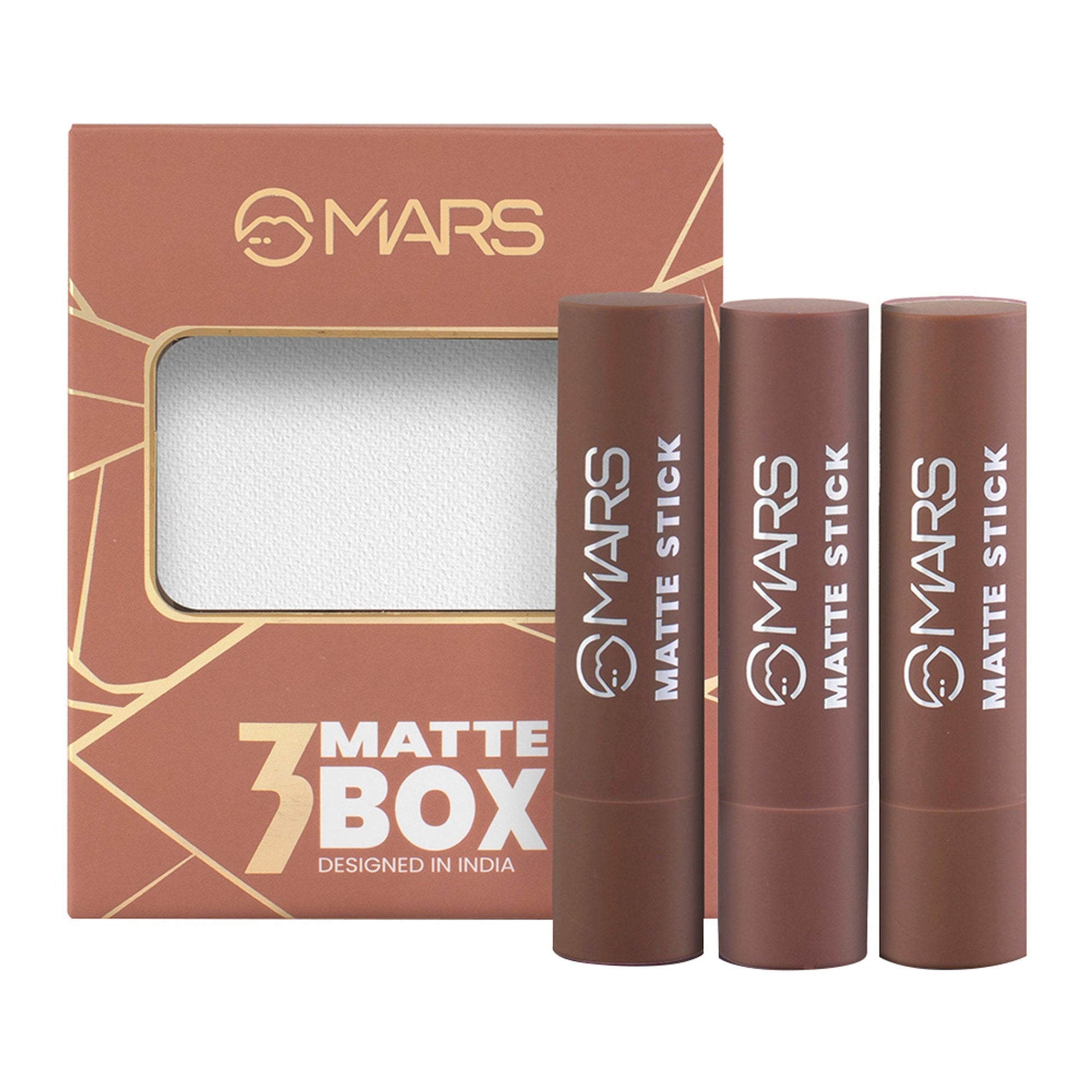 MARS Cosmetics Matte Lipsticks Box - 04 Browns 