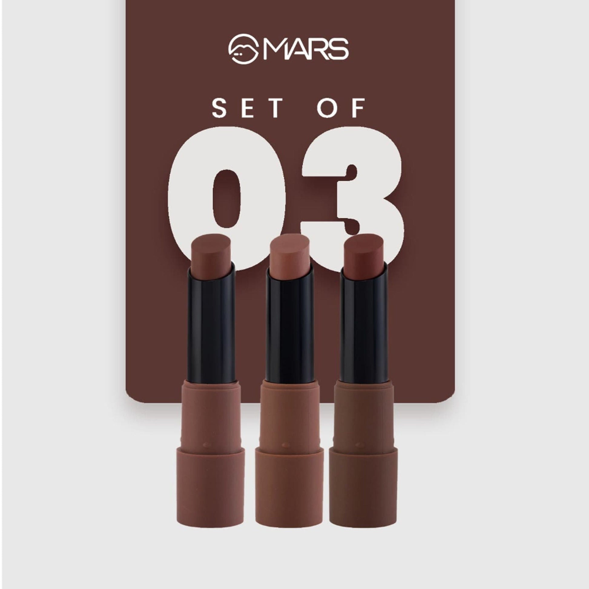 MARS Cosmetics Matte Lipsticks Box - 04 Browns 