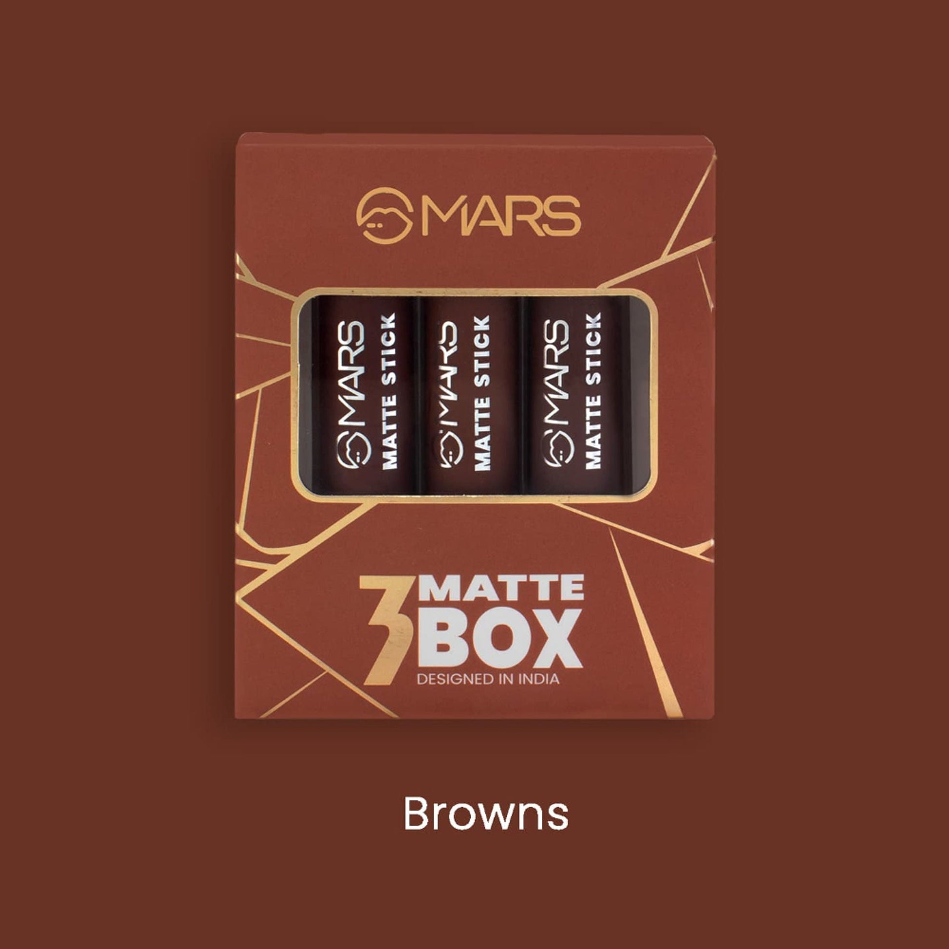 MARS Cosmetics Matte Lipsticks Box - 04 Browns 