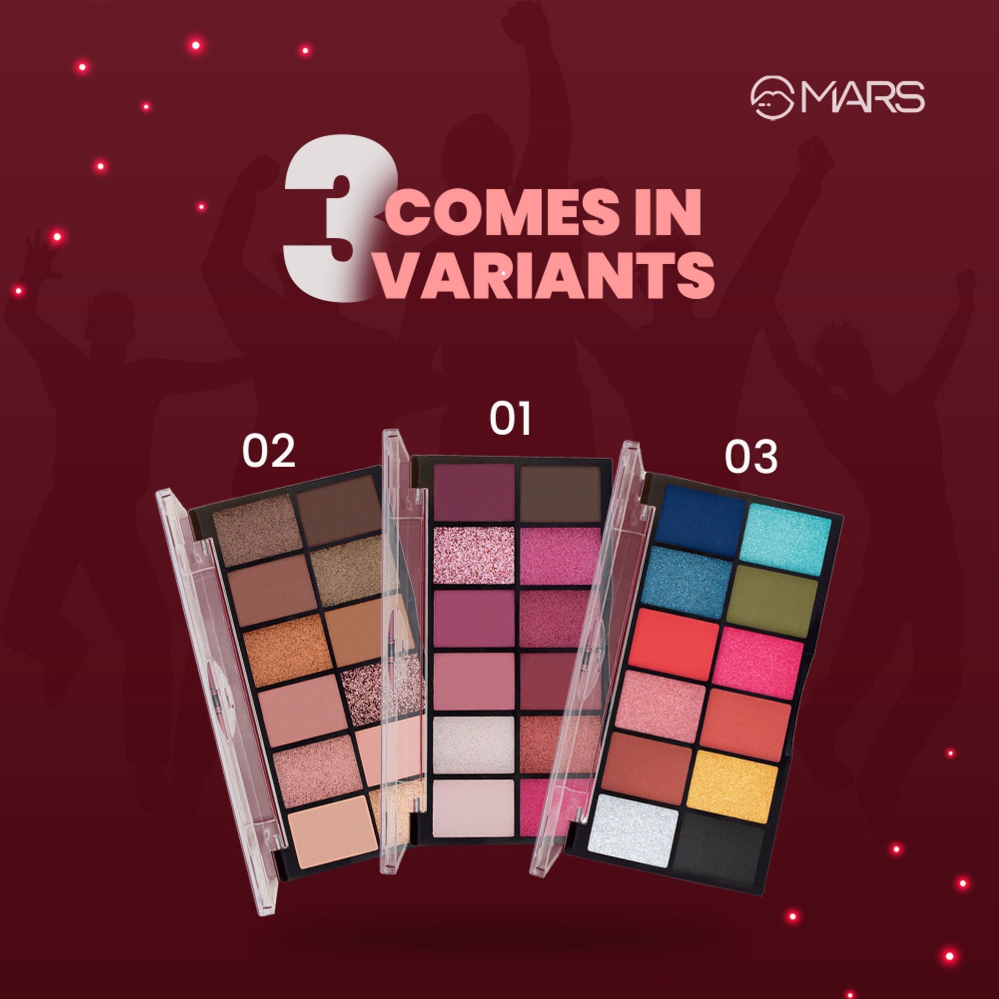 MARS Cosmetics Dance Of Joy Eyeshadow Palette - Shade 02 